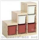TROFAST/¥È¥í¥Õ¥¡¥¹¥È¡§¼ýǼ¥³¥ó¥Ó¥Í¡¼¥·¥ç¥ó94x44x91 cm¡Ê¥é¥¤¥È¥Û¥ï¥¤¥È¥¹¥Æ¥¤¥ó¥Ñ¥¤¥ó/¥Û¥ï¥¤¥È¡¦¥ì¥Ã¥É¡Ë
