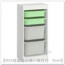 TROFAST/¥È¥í¥Õ¥¡¥¹¥È¡§¼ýǼ¥³¥ó¥Ó¥Í¡¼¥·¥ç¥ó46x30x95 cm¡Ê¥Û¥ï¥¤¥È/¥é¥¤¥È¥°¥ê¡¼¥ó¡¦¥°¥ì¡¼¡Ë