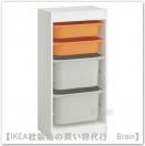TROFAST/¥È¥í¥Õ¥¡¥¹¥È¡§¼ýǼ¥³¥ó¥Ó¥Í¡¼¥·¥ç¥ó46x30x95 cm¡Ê¥Û¥ï¥¤¥È/¥é¥¤¥È¥ª¥ì¥ó¥¸¡¦¥°¥ì¡¼¡Ë