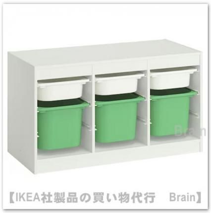 TROFAST/ȥեȡǼӥ͡99x44x56 cmʥۥ磻/ۥ磻ȡ֥饤ȥ꡼