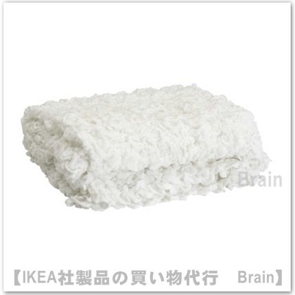 【新品】IKEA オフェーリア 毛布 ホワイト 130x170 cm