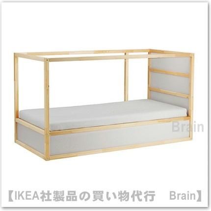 Kura キューラ リバーシブルベッド ベッドベース すのこ 付き90x0 Cm ホワイト パイン材 ikea通販オンラインbrain イケア社製品の買い物代行 Kura キューラ リバーシブルベッド ベッドベース すのこ 付き90x0 Cm ホワイト パイン材 ikea通販オンラインbrain イケア社製品の買い物代行