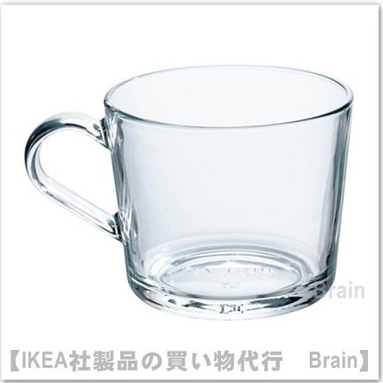 IKEA 365+ ：マグ9 cm（クリアガラス） - ＩＫＥＡ通販オンライン/イケア社製品の通販・買い物代行【Brain】