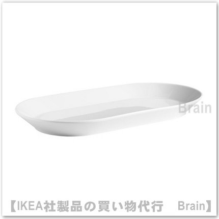 IKEA 365+ ：サービングプレート38×22 cm（ホワイト）