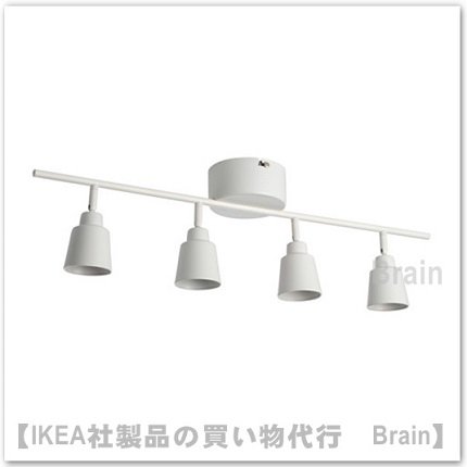 IKEA シーリングスポットライト 4スポット KNUTBO ホワイト 送料￥750!