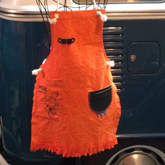 ビンテージワークエプロン / NGK オレンジ（VINTAGE WORK APRON / NGK ORANGE）