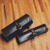 ͽ - ONE POCKET LEATHER TOOL ROLL / BK