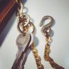 ͽ - BRASS SHORT WALLET CHAIN 30cm