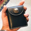 ͽ - FLAP SHORT WALLET / BK