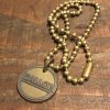 BRASS NECKLACE&TOP / BALL CHAIN4.3