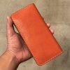 PLAIN LONG WALLET / SR×CL（プレーンロングウォレット / スカーレット×キャメル）<img class='new_mark_img2' src='https://img.shop-pro.jp/img/new/icons20.gif' style='border:none;display:inline;margin:0px;padding:0px;width:auto;' />