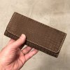 GUSSET LONG WALLET / AMBER BROWN（ガゼットロングウォレット / アンバーブラウン）<img class='new_mark_img2' src='https://img.shop-pro.jp/img/new/icons20.gif' style='border:none;display:inline;margin:0px;padding:0px;width:auto;' />