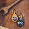 ͽ - BEER BOTTLE CAP KEY RING / CORONA BEER