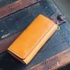 ͽ - GUSSET LEATHER LONG WALLET / CL