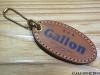 LEATHER TAG KEY RING / CL OUTLET