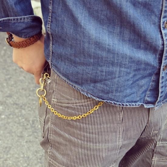 Guilty Flame ブラスウォレットチェーン 約30cm 楽天市場】GUILTY FLAME [-GF-WC2BR BRASS WALLET CHAIN- BRASS