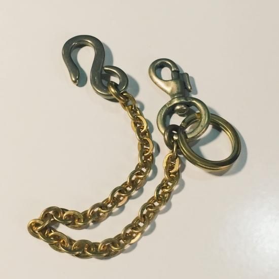 ブラスショートウォレットチェーン 30cm（BRASS SHORT WALLET CHAIN 30cm）