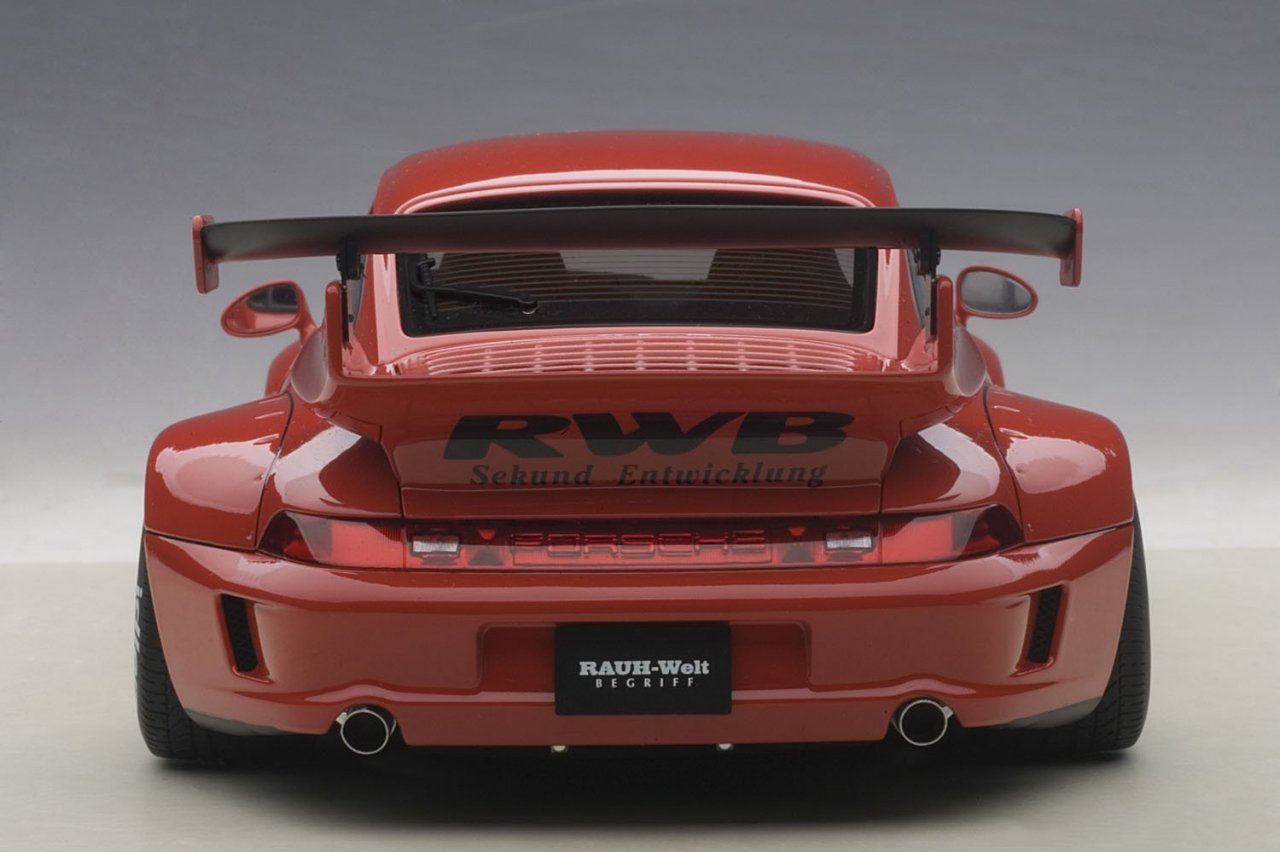 AUTOart 1/18 RWB 993 (レッド/ガンメタ・ホイール) 完成品 - AOYAMA PITIN