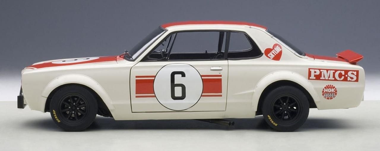 日産 1/18 ｽｶｲﾗｲﾝ GT-R (KPGC10)ﾚｰｽｶｰ 1971 #6(日本ｸﾞﾗﾝﾌﾟﾘ優勝