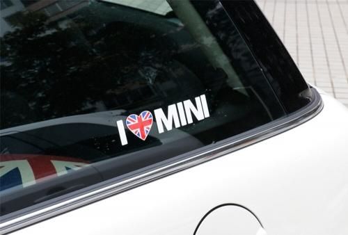 ミニクーパーMINIステッカーデカール ユニオンジャック車の窓 ミニクーパーMINIステッカーデカール ユニオンジャック車の窓