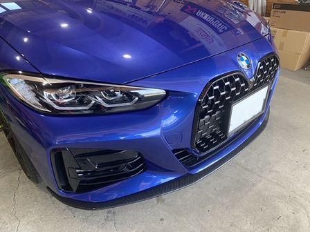 Next Inonovation製 BMW ４series G22 / G23 M SPORT フロントアンダースポイラー - AOYAMA PITIN