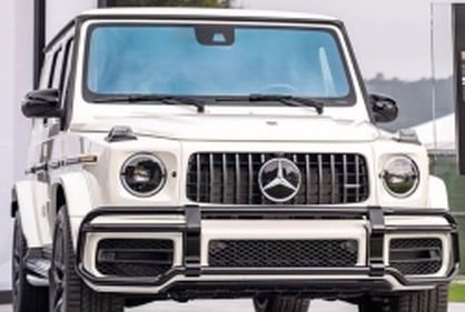 純正 W463A AMG G63用 本国仕様 フロントバンパーガード＋取り付けに