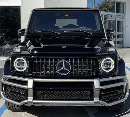 純正 W463A AMG G63用 本国仕様 フロントバンパーガード＋取り付けに