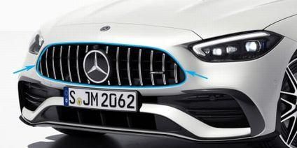 純正 W206 前期 AMG C43 フロント パナメリカーナグリル
