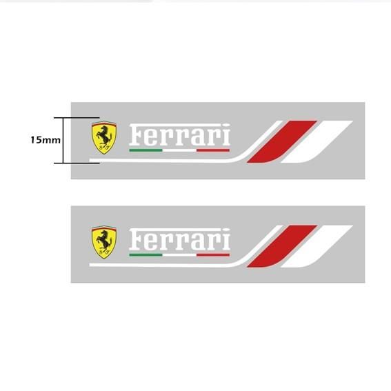 フェラーリ ステッカー (縦15x横95(mm)(2枚セット) - AOYAMA PITIN