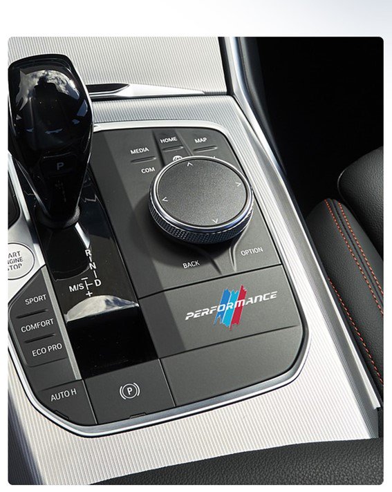 車のインテリアステッカー bmw M パフォーマンス アルミ ステッカー - AOYAMA PITIN