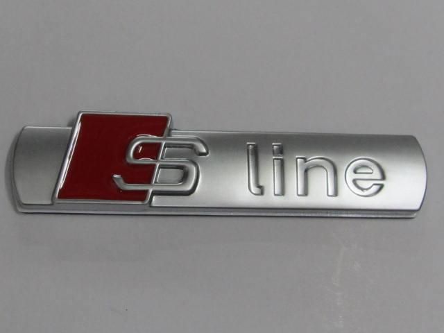 AUDI アウディ LEDエンブレム 交換式180mm 立体5Dタイプ 青色
