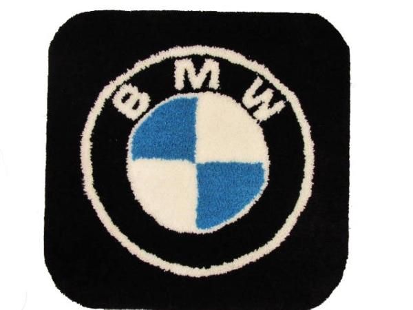 エンブレムマットｂｍｗ 黒 Aoyama Pitin