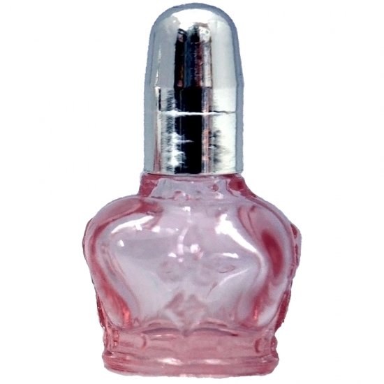 ミニ香水瓶 アロマペンダントトップ（選べます：穴あきキャップ付、穴