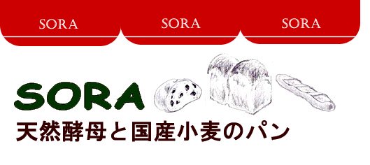 天然酵母 国産小麦 オーガニック小麦パン SORA