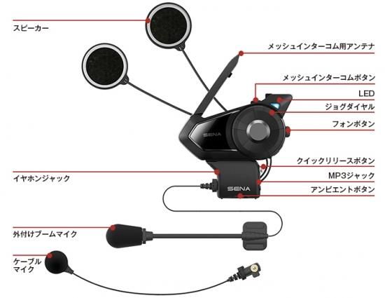 sena セナ30K Bluetooth ヘッドセット　インカム SENA Bluetooth Japan公式サイト | 30K | 製品概要