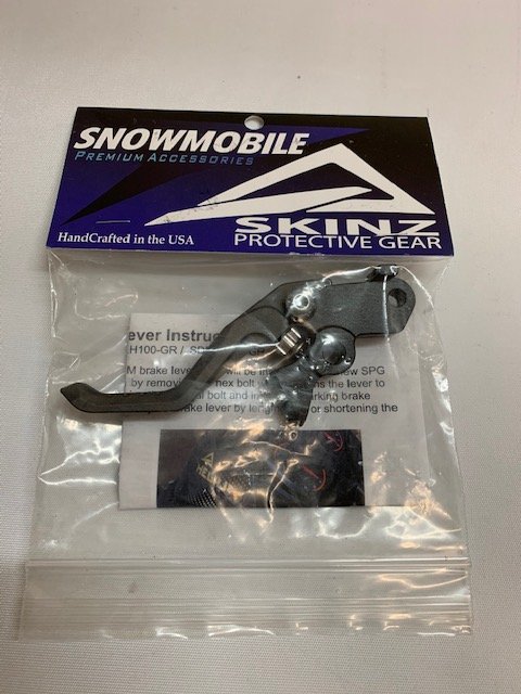 SKINZ PROTECTIVE GEAR スノーモービル 調節可能 ブレーキ レバー 2008-2021 SKI-DOO XM/XS/XP/XR  (ファン クールモデル以外）