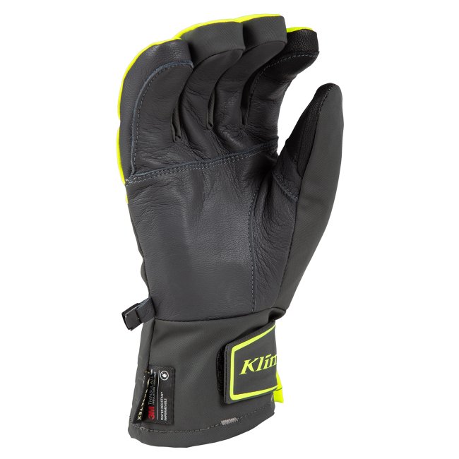 KLIM POWERXROSS スノーモービル GORE-TEX グローブ イエロー/ブラック ASPHALT - HI-VIS