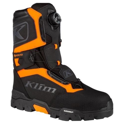 KLIM クライム KLUTCH GTX BOA BOOT スノーモービル ブーツ オレンジ STRIKE ORANGE-  スノーモービル用品をカナダから発送『スノーテックカナダ』