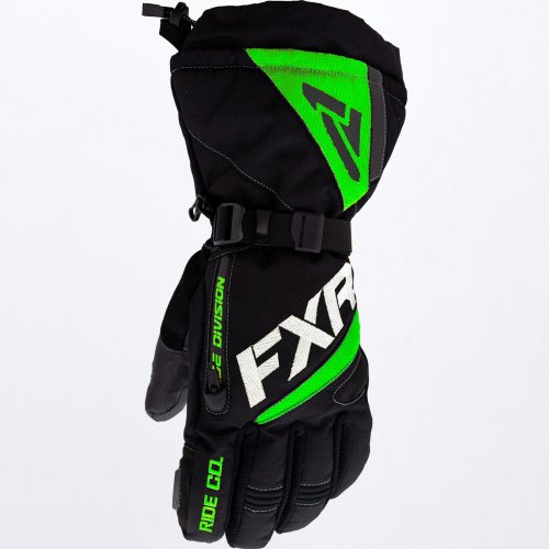 FXR Racing レーシング Fuel Glove スノーモービル グローブ ブラック/ライム BLACK LINE-  スノーモービル用品をカナダから発送『スノーテックカナダ』