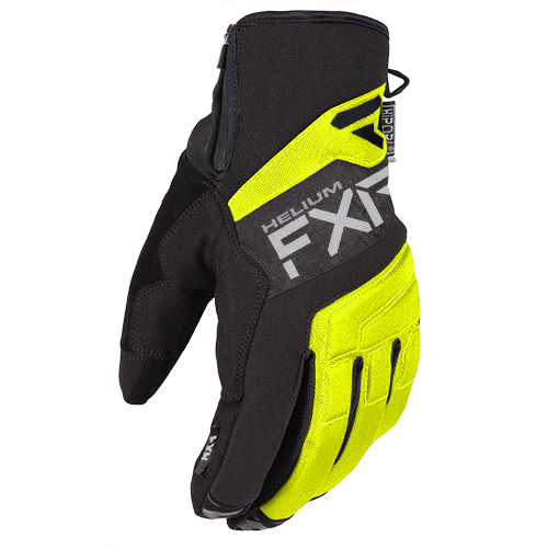 21 Fxr Racing Helium Glove スノーモービル グローブ イエロー ブラック Hi Vis Black スノーモービル用品をカナダから発送 スノーテックカナダ