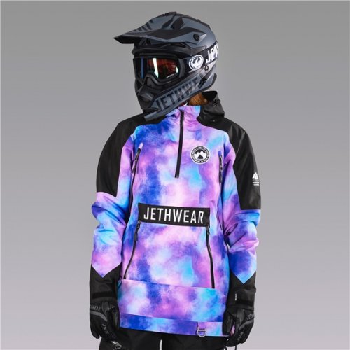 2022 JETHWEAR スノーモービル ジャケット FLIGHT ANORAK レディース用 タイダイ柄 TIEDYE