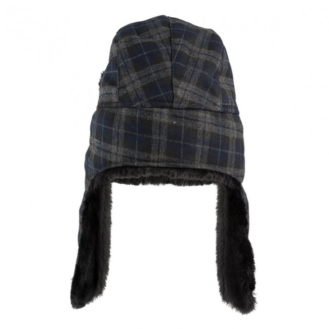 509 スノーモービル 防寒 帽子 Trapper Hat ブラック BLACK - スノーモービル用品をカナダから発送『スノーテックカナダ』