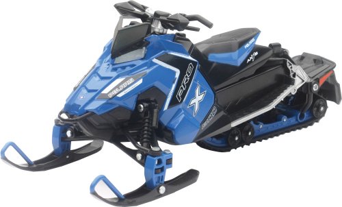 スノーモービル ダイキャスト POLARIS PRO-X 800 BLUE SNOWMOBILE 1:20 SCALE-  スノーモービル用品をカナダから発送『スノーテックカナダ』