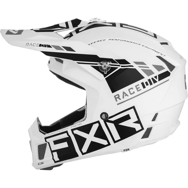 FXR CLUTCH CX PRO スノーモービル 軽量ヘルメット グレイスケール