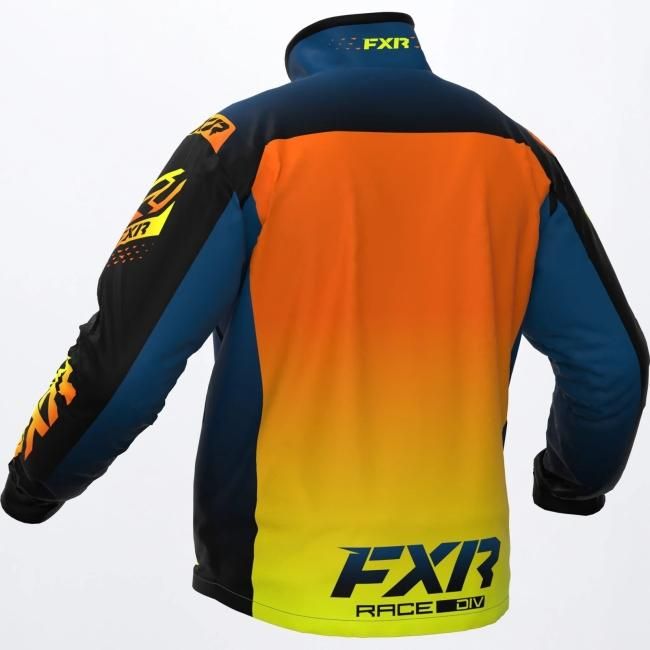 FXR Racing COLD CROSS RR Jacket スノーモービル レース用 ジャケット スレート/インフェルノ/ブラック |  オムニストレッチシェルの撥水加工ジャケット - スノーモービル用品をカナダから発送『スノーテックカナダ』