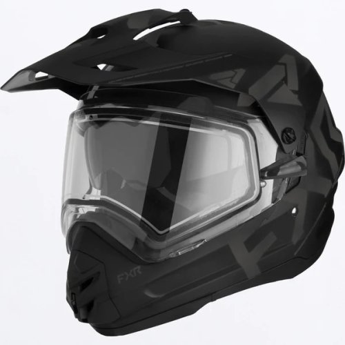 FXR スノーモービル TORQUE X TEAM HELMET 軽量ヘルメット ヒートシールド ブラック BLACK OPS