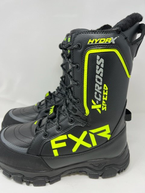 FXR Racing スノーモービル X-Cross Speed Boots ブーツ ブラック/イエロー BLACK/HIVIS |  スノーモービルブーツ - スノーモービル用品をカナダから発送『スノーテックカナダ』