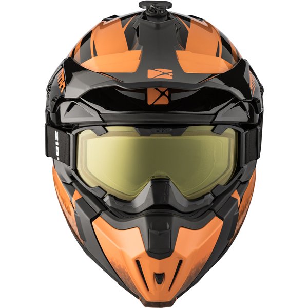 CKX スノーモービル ゴーグル付 ヘルメット TITAN ORIGINAL FIBERGLASS 
