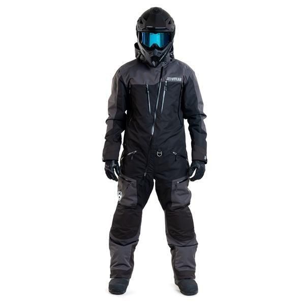 2026 JETHWEAR スノーモービルスーツ | ブラック/コバルト - スノー