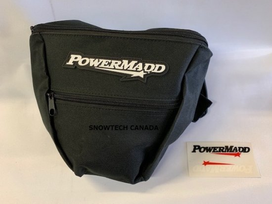 POWERMADD スノーモービル デラックス ハンドルバー バッグ- スノー 